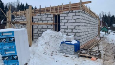 Photo of Строительство дома из глино-гравийных блоков: особенности работы